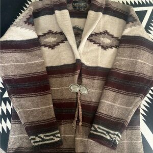 Karen Kane Multicolor Wool Cardigan